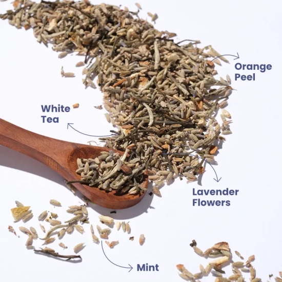 Lavender White Tea-3.5 oz Loose Leaf Tea | 50 cups