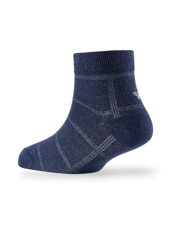 Men Pack Of 2 Patterned Cotton Ankle Length Socks