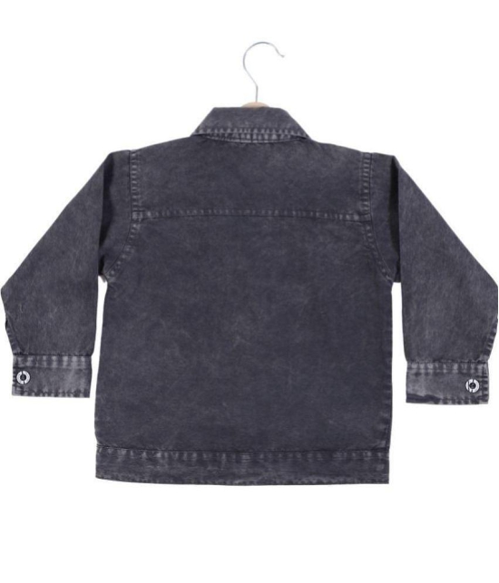 Cremlin Clothing - Grey Denim Boys Denim Jacket ( Pack of 1 ) - None