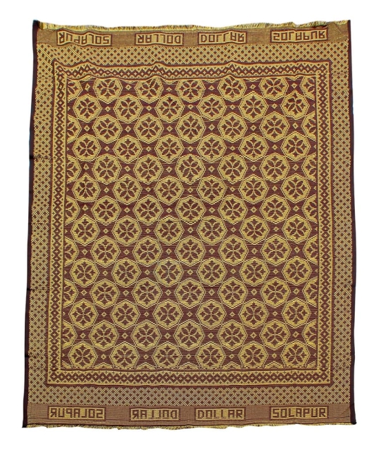 Mandhania Cotton Single Solapur Chaddar Blanket, Multicolour, Pack of 1