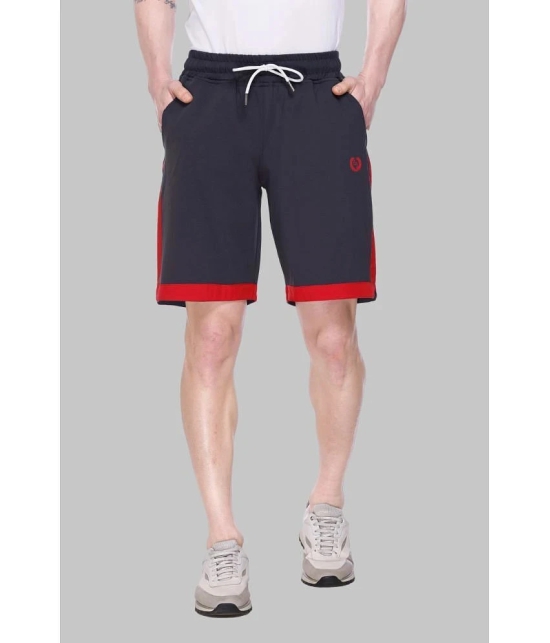 LEEBONEE Dark Grey Polyester Blend Mens Shorts ( Pack of 1 ) - None