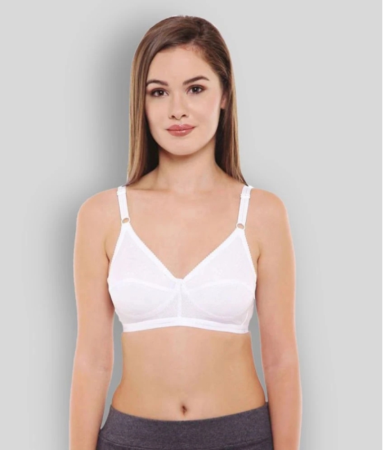 Bodycare Cotton T-Shirt Bra - White - 38D