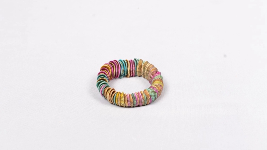 Colorful Seashell Bracelet