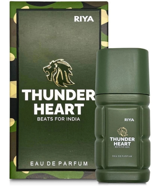 Riya Thunder Heart & Melody Green Eau De Parfum (EDP) For Men 140 ( Pack of 2 )