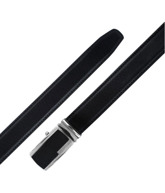 Zacharias - Black Leather Men's Reversible Belt ( Pack of 1 ) - None