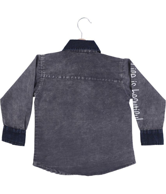 Kids Denim Full sleeves Shirt - None