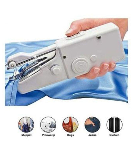 Cordless Electric Mini Sewing Machine Handheld Handy Stitch Machine(Without Charger And Battery)