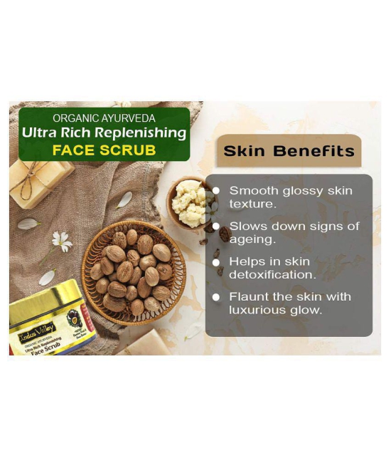 Indus Valley Ultra Rich Replenishing Fruit Scrub - Made with Shea Butter and Fruits (50 ml)