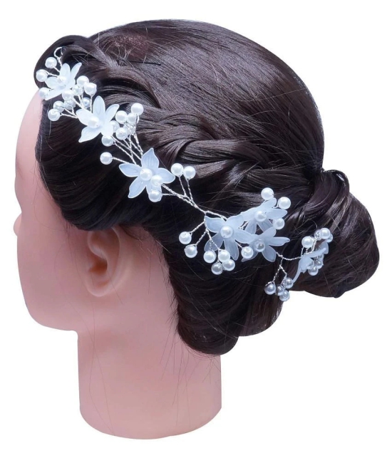 FOK White Party Hair Extension - White