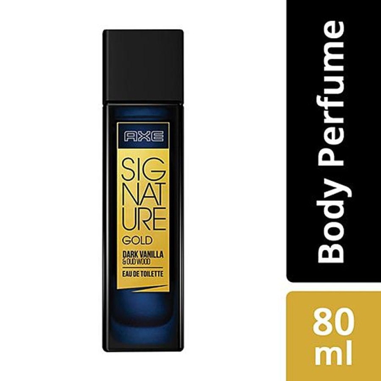 Axe Signature Gold Dark Vanilla & Oud Wood Perfume, 80 Ml