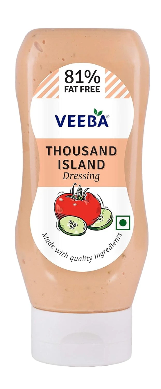 Veeba Thousand Island Dressing, 300G And Veeba Honey Mustard Dressing, 300G