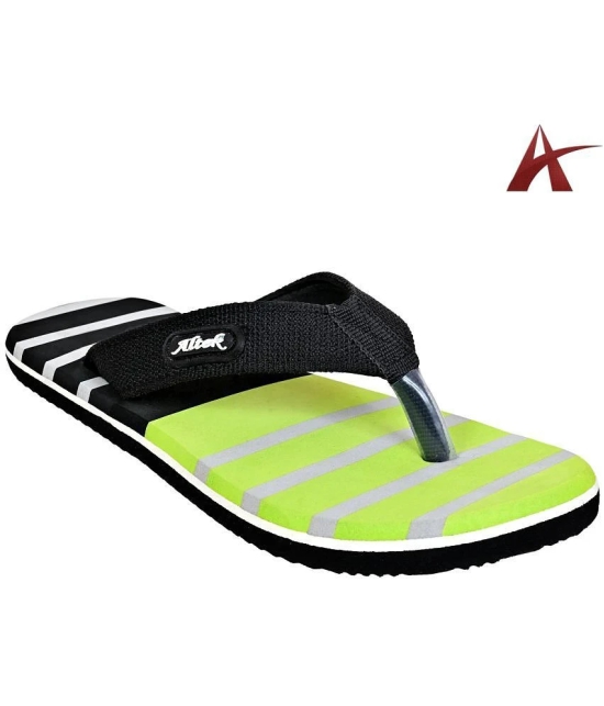 Altek - Green Mens Thong Flip Flop - None