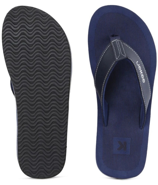 Paragon Navy Mens Thong Flip Flop - None