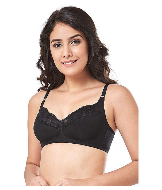 Everyde by Amante Polyamide Everyday Bra - Black Single - 32B