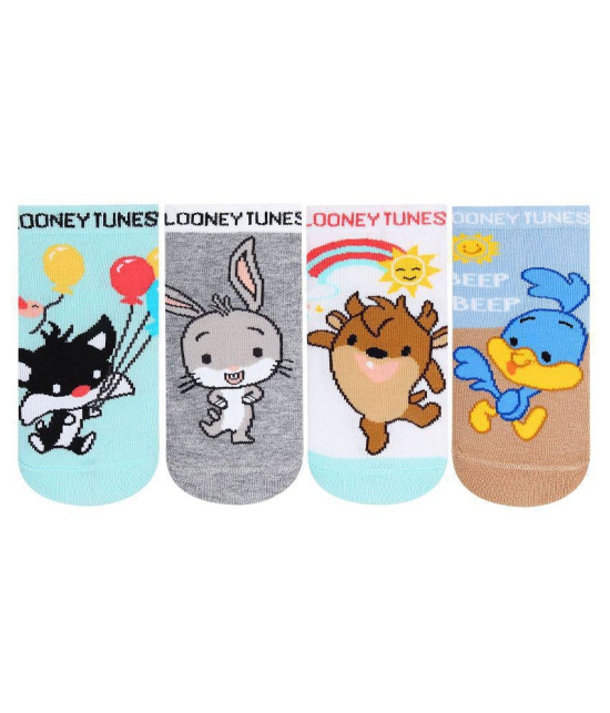 Looney Tunes Newborn Baby Socks By Bonjour- Pack Of 4 - 1-2 years