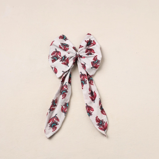 Handmade Fabric Butterfly Bow Hair Clip 12