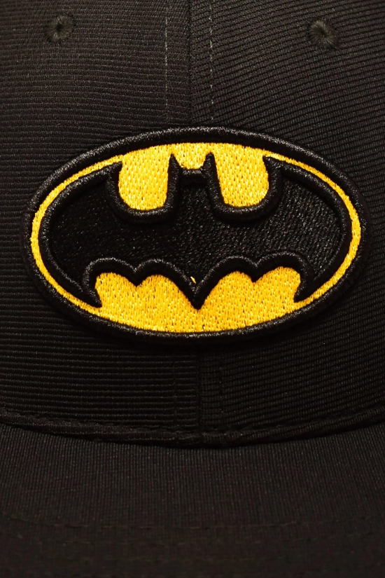 BZ Headwear Batman Logo Hip Hop Cap For Men In Black-(Pack of 1/1U)-Black / 1 N