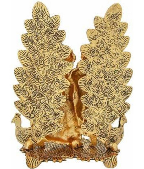 Handa - Brass Radha Krishna Idol ( 18 cm )