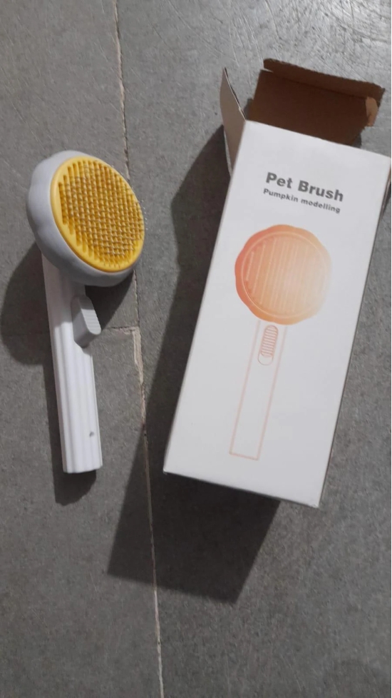 Uttamrobotics Cat and Dog Grooming Brush for Easy Hair Removal