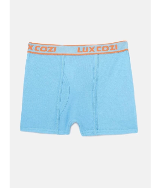 Lux Cozi - Multicolor Cotton Blend Boys Trunks ( Pack of 8 ) - None