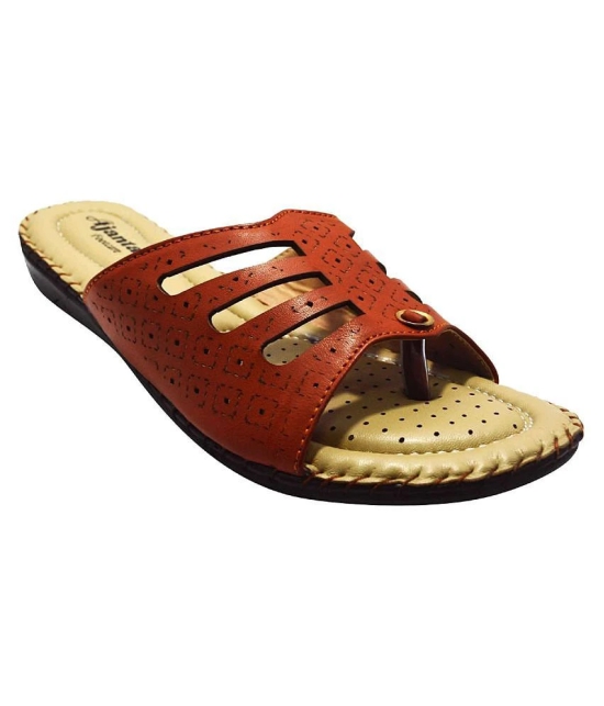 Ajanta -  Tan Womens Flats - None