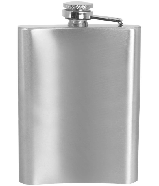 JMALL Steel Hip Flask - Silver