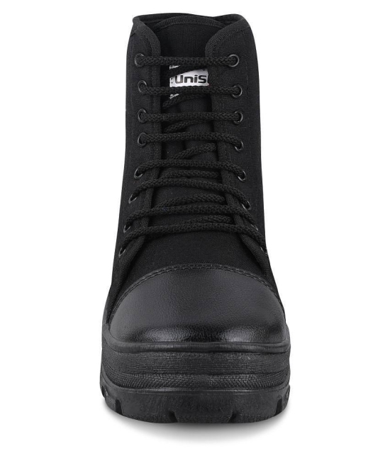 UniStar - Black Men's Boots - 9