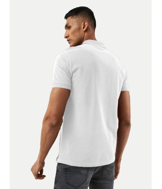 Radprix Cotton Regular Fit Solid Half Sleeves Mens T-Shirt - White ( Pack of 1 ) - None