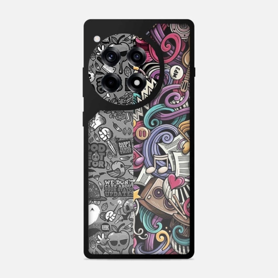 Music Multi Abstract Bumper Mobile Cover-Music Multi Abstract Bumper Mobile Cover