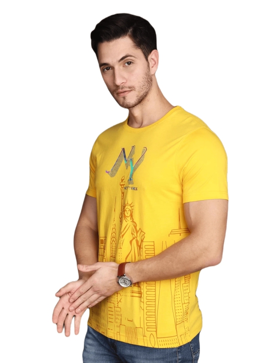 Albion Mens Yellow T-Shirt