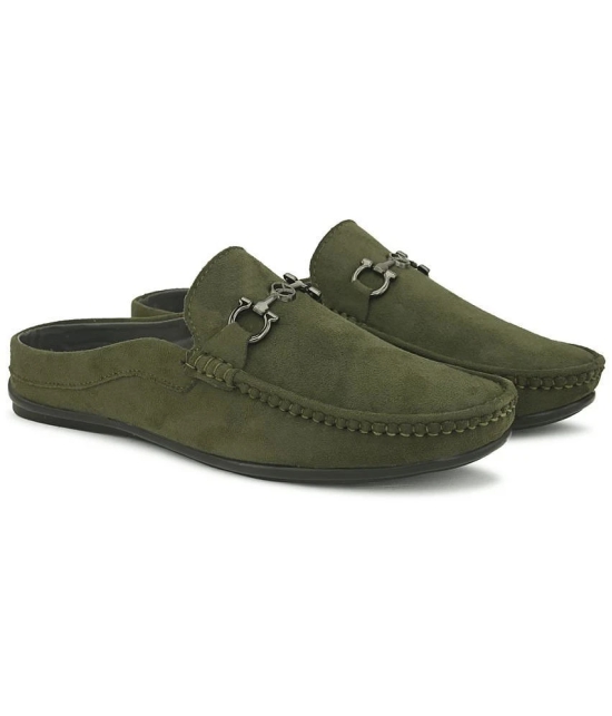 Sir Corbett Olive Mens Slip on - 9