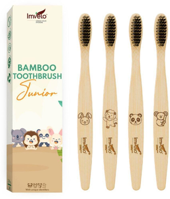 Imvelo Beige Baby Toothbrush ( 4 pcs )