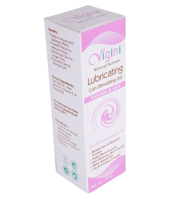 Vigini 100% Natural Actives Lubrication, Lubricating Gel Personal Lubricant Gel 200 g Pack of 2