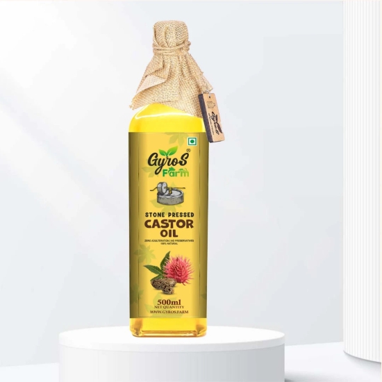 Stone Pressed Castor Oil-500ml Plastic Bottle