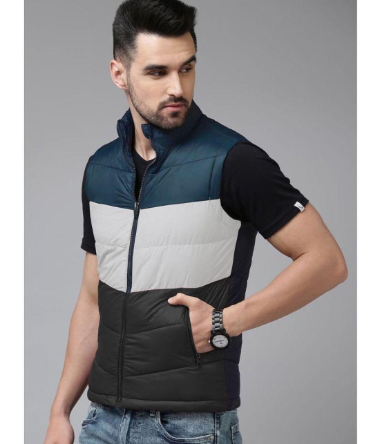 ADORATE Polyester Mens Quilted & Bomber Jacket - Multicolor ( Pack of 1 ) - None