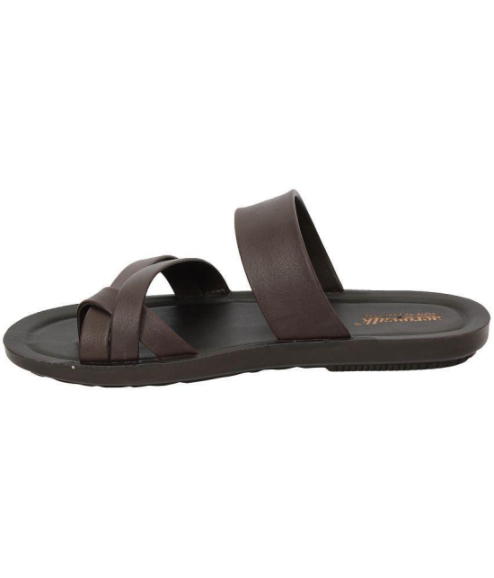 Aerowalk - Brown Men's Thong Flip Flop - None