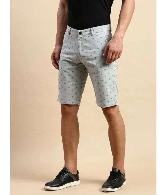 Showoff - Grey Cotton Mens Shorts ( Pack of 1 ) - None