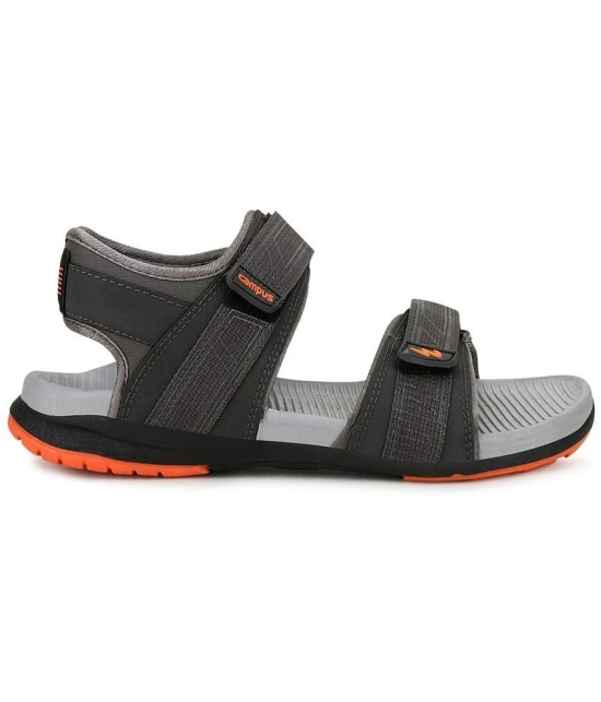 Campus - Dark Grey Mens Floater Sandals - None