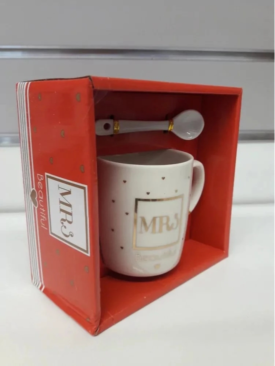 Mrs. Coffee Mug and Spoon Set