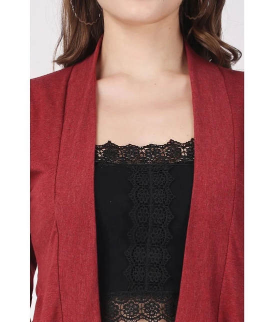 Affair Cotton Womens Shrugs - Maroon ( Single ) - None