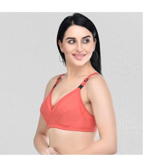 Zourt - Multicolor Cotton Solid Womens Maternity Bra ( Pack of 2 ) - 36B