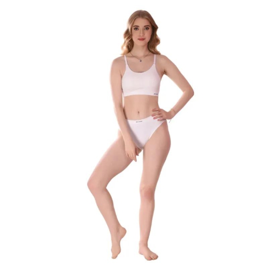 Jomferry Sport Look Women Cotton Bra Panty Set for Women Lingerie Set Bra Panty Set for Women with Bra Panty Set for Women Innerwear-XL