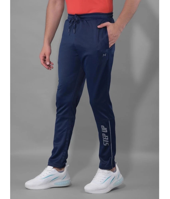 Force NXT Navy Blue Polyester Mens Sports Trackpants ( Pack of 1 ) - None