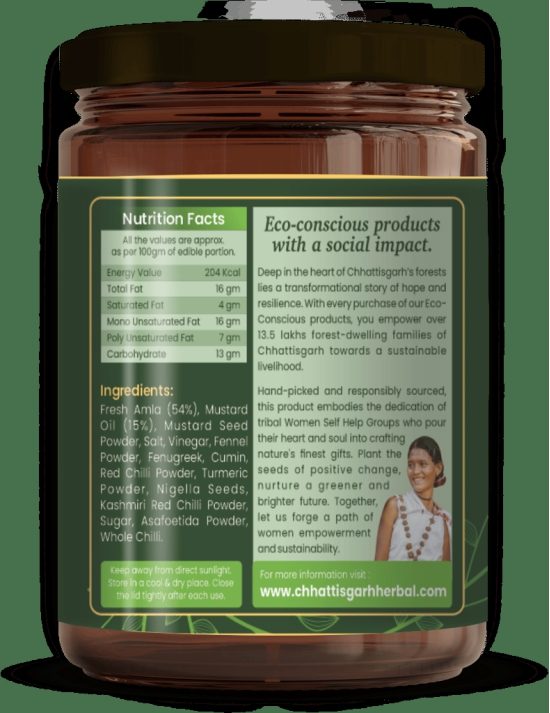 Chhattisgarh Herbals Amla Pickle | 400 gm