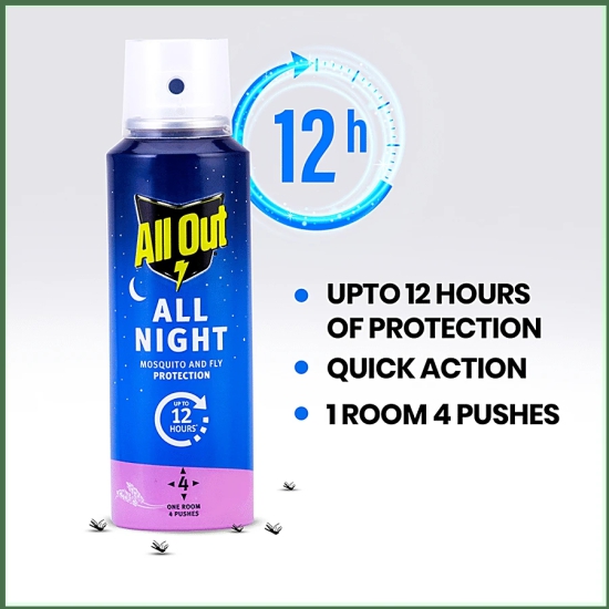 All Out All Night Mosquito Killer Spray, 15 Ml