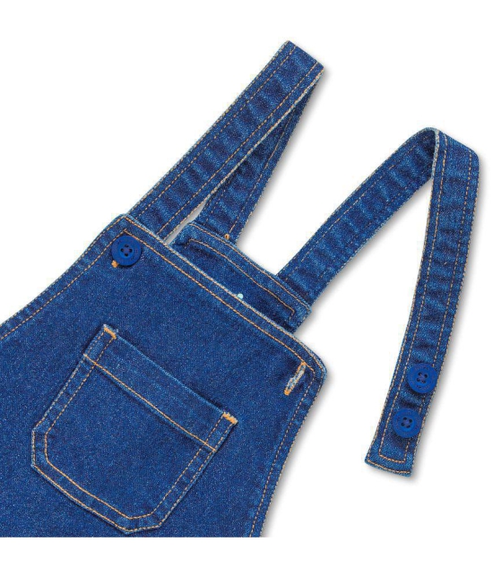 Juscubs - Blue Denim Girls Dungarees ( Pack of 1 ) - None