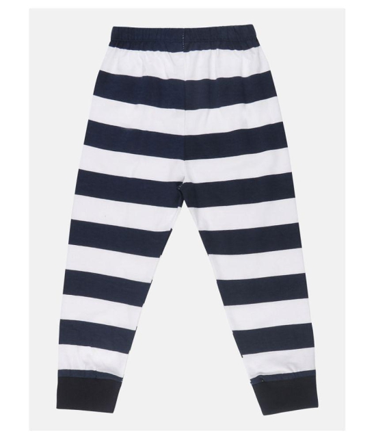 Lazy Shark - Navy Blue Cotton Blend Girls Night Suit Set ( Pack of 1 ) - None