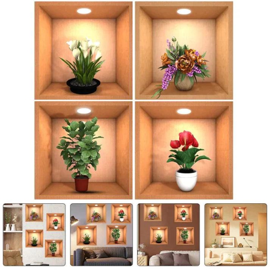 3D Wall Decor Stickers-Pack of 12 @1699