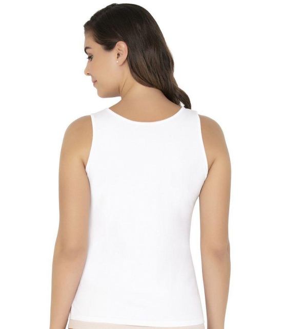 Amante Cotton Tanks - White Single - M