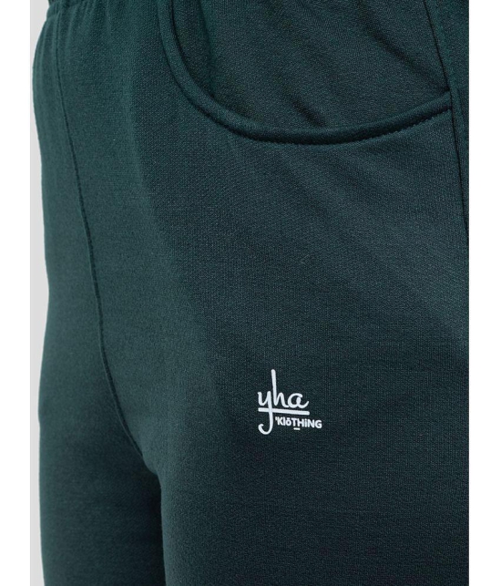 YHA Green Fleece Womens Running Trackpants ( Pack of 1 ) - None